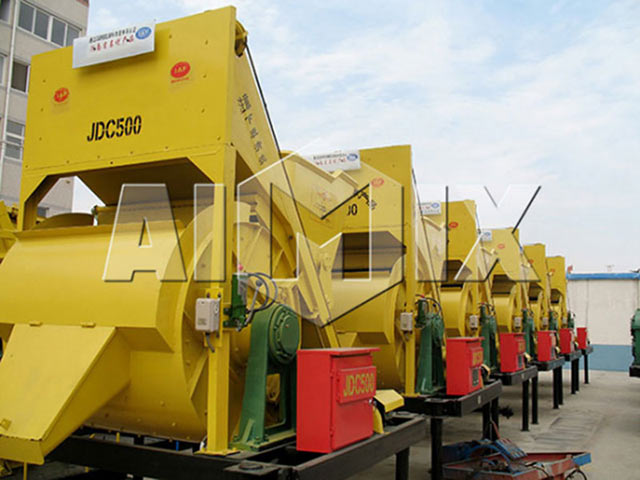 Single Shaft Concrete Mixer For Sale