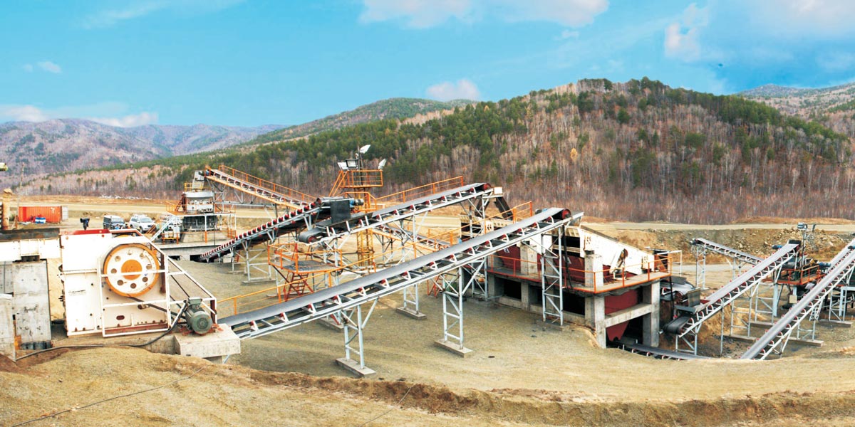 crushing plant process