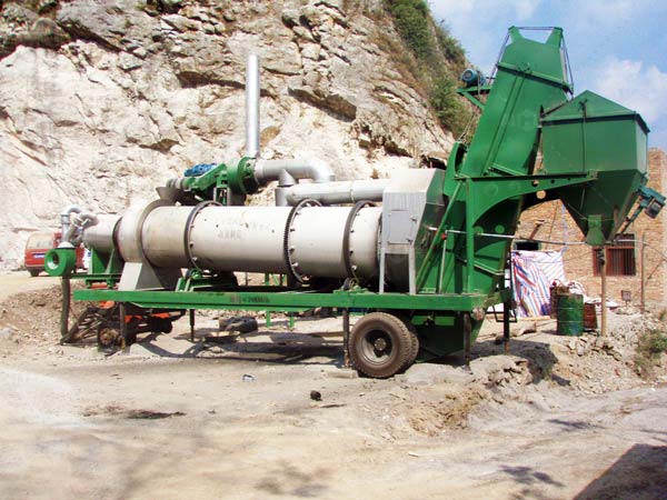 small portable asphalt plant