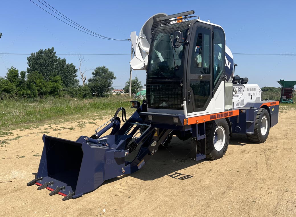 Self-Loading Concrete Mixer for Dominica Republic