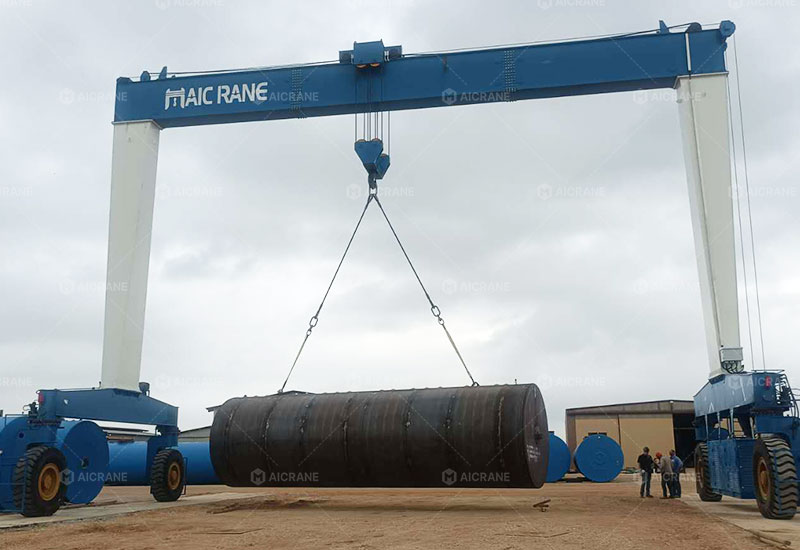 RTG rubber tyred gantry crane