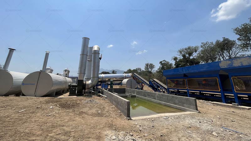 Asphalt Mixing Plant with Dust Removal System